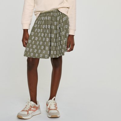 Soepele rok met bloemmotief LA REDOUTE COLLECTIONS