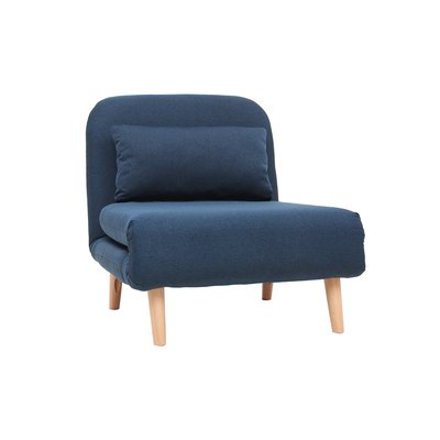 Fauteuil scandinave convertible pieds bois AMIKO MILIBOO