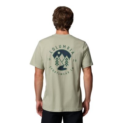 T-shirt manches courtes, imprimé dos COLUMBIA