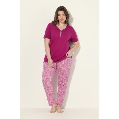 Pyjama, liseré fantaisie, imprimé dentelle ULLA POPKEN