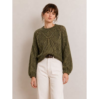Pull torsadé effet texturé SEE U SOON