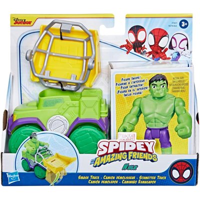 Marvel Spidey et Ses Amis Extraordinaires, Coffret Camion démolisseur de Hulk HASBRO