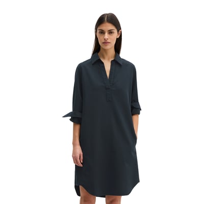Robe chemisier relaxed en mélange de coton organique, de lyocell et de lin MARC O'POLO