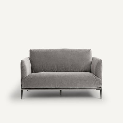 2-Sitzer-Sofa Oscar, Samt Stonewashed, Design by E.Gallina AM.PM