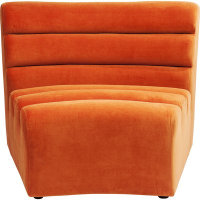Assise Wave velours orange KARE DESIGN