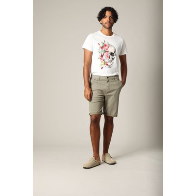 Short en coton à motifs géométriques avec fermeture à glissière CUAJANI DEELUXE