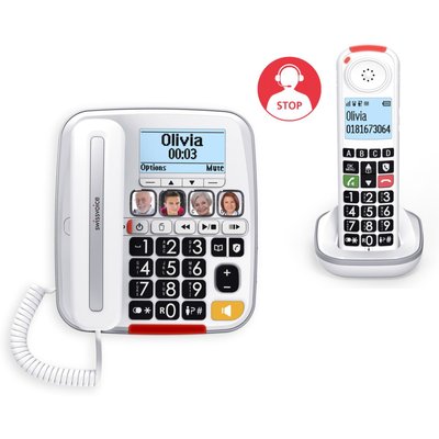 Téléphone filaire XTRA 3355 Combo Voice SWISSVOICE