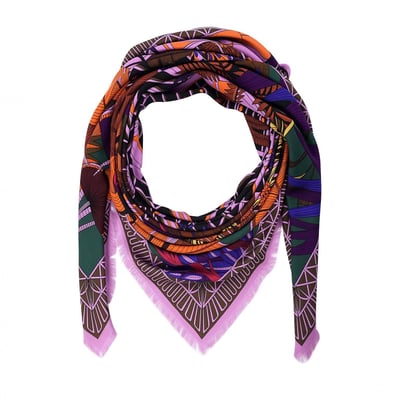 Foulard à motifs JARDIN D'HIVER WILD