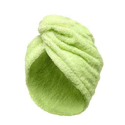 Serviette de tête coton 57 fils éponge fermeture élastique TURBAN LINANDELLE