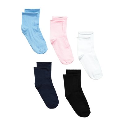 Lot de 5 paires de bas unicolores ULLA POPKEN