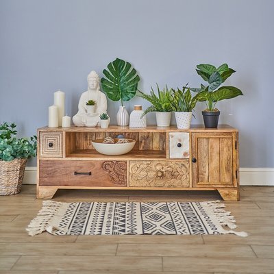 ТВ тумба из массива манго SO'HOME
