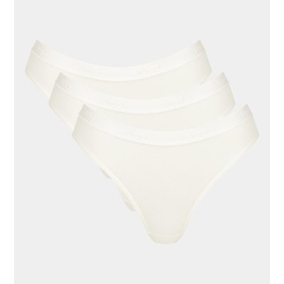 Pack of 3 Go Casual Brazilian Knickers with High Waist SLOGGI