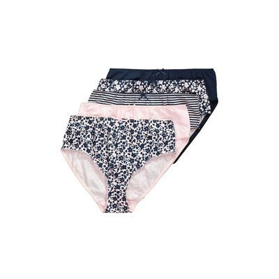 Culottes midi, lot de 5, fleurs/unies ULLA POPKEN