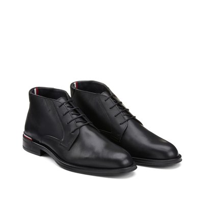 Chaussures homme montant cuir noir La Redoute
