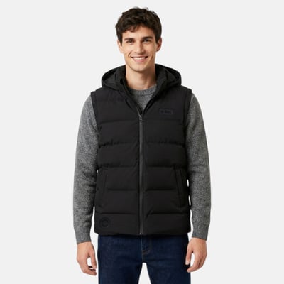 Doudoune sans manches zippée à capuche ATTITUDE LEE COOPER
