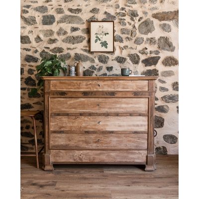 Commode en bois de cerisier Garance N°630 - Bon état DEBONGOUT