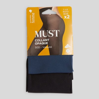 Lot de collants opaques MONOPRIX