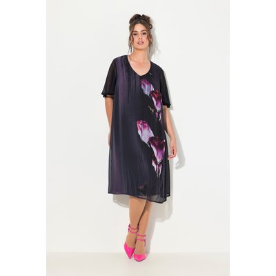 Robe à manches courtes et col en V ULLA POPKEN