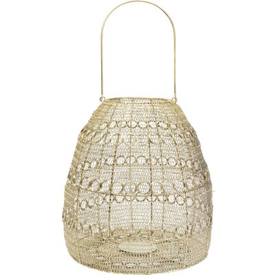 Lanterne Hayat Cone dorée 37cm KARE DESIGN