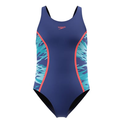 Maillot de bain 1 pièce dos nageur motif/style panneaux latéraux HYPERBOOM SPEEDO