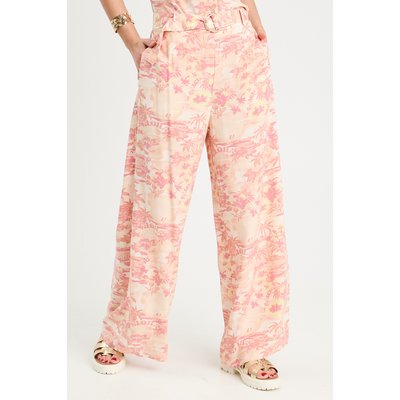 Pantalon large avec ceinture CACHE CACHE