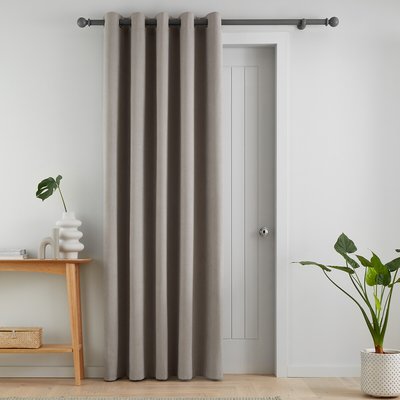 Plain Blackout Thermal Door Curtain CATHERINE LANSFIELD
