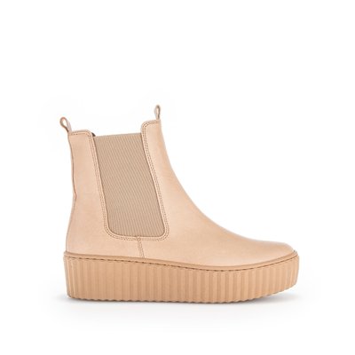 Bottines en nubuk à talon compensé GABOR