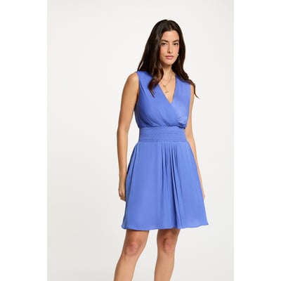Robe courte droite fluide MORGAN