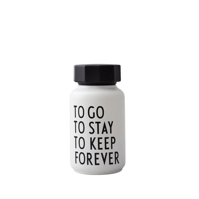 Bouteille Thermos Blanche To Go 0,33 Litre DESIGN LETTERS