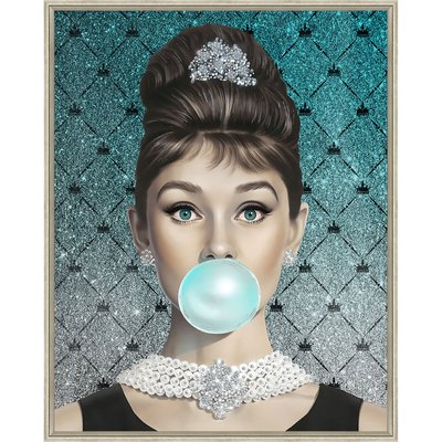 Tableau femme chewing-gum KARE DESIGN