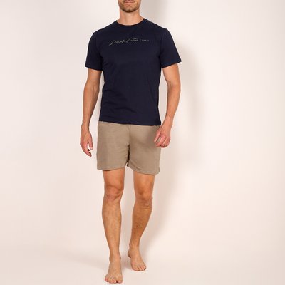 Pyjashort homme EXPLORER marine HECHTER STUDIO