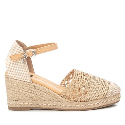 Espadrille compensee doree La Redoute
