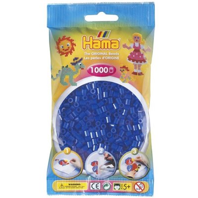 Perles en sachet - Bleu néon HAMA