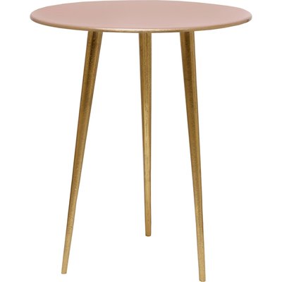 Table dappoint  en aluminium et pieds dorés élégants RECOLLECTION