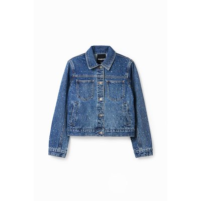 Veste "trucker" jean clous - BLUE - L DESIGUAL