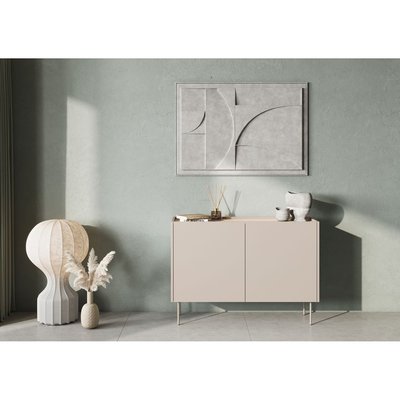 Buffet bas en panneaux de particules 2 portes 120 cm, ATLAS BOBOCHIC