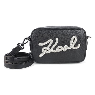 Sac à main, textile enduit grainé et lisse KARL LAGERFELD KIDS