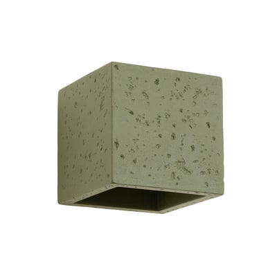 Applique murale Béton Vert Olive G9 1 Quad EDEN