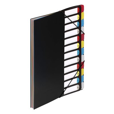 Trieur extensible A4 - Classeur 12compartiments VIQUEL