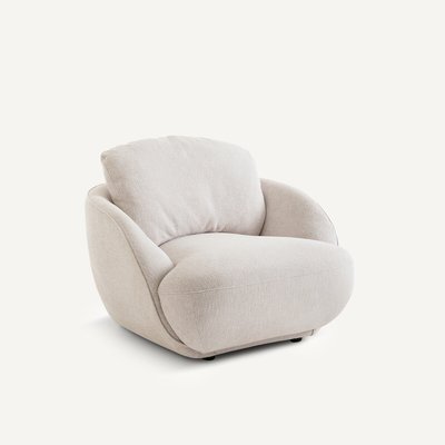 Kugelsessel XL melierter Baumwollstoff, Alpine AM.PM