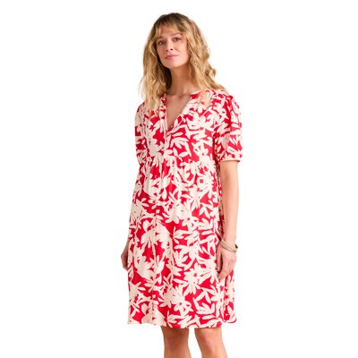 Robe courte de grossesse motifs fleurs ENVIE DE FRAISE