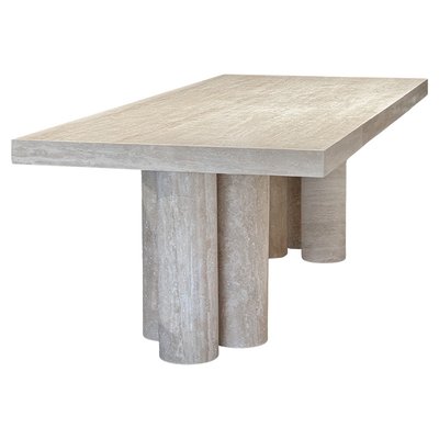 Table Travertin  ZAGORA STELLAMEUBLES