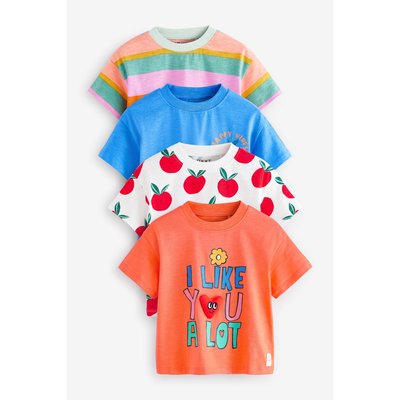 T-shirt à manches courtes, lot de 4 NEXT