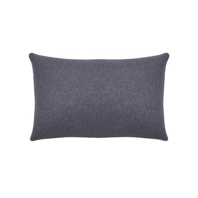 Taie d'oreiller unie en flanelle de coton chambray, FRISSON ESSIX