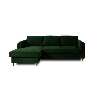 Canapé d'Angle Convertible en Velours 4 places - BROOKE LISA DESIGN