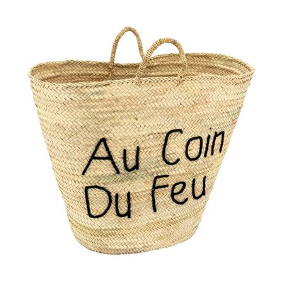 Cabas en palmier naturel Au Coin Du Feu AUBRY GASPARD