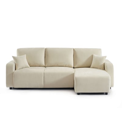Canapé angle convertible 4 places tissu  LIVIO BAÏTA