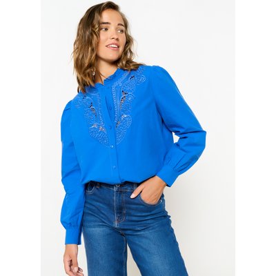 Chemisier bleu electrique femme best sale