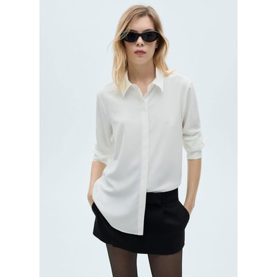 Chemise fluide manches longues MANGO