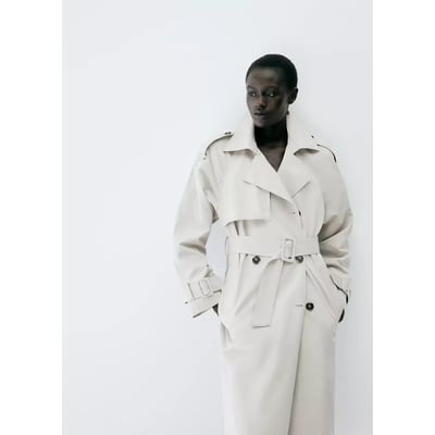 Trench long double boutonnage MANGO